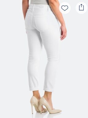 LILA RYAN White Ankle Skinny Jeans
